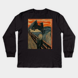 Funny Mothman Shirt - The Scream Kids Long Sleeve T-Shirt